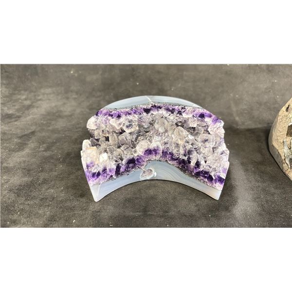 4.5  AMETHYST AGATE MOON *RETAIL VALUE $800.00*