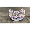 Image 2 : 4.5" AMETHYST AGATE MOON *RETAIL VALUE $800.00*