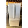 Image 1 : GENERAL ELECTRIC GWE19JGLTFFW 33" FRENCH DOOR 16.6 CU. FT. BOTTOM FREEZER REFRIGERATOR