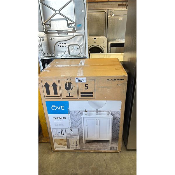 OVE FLORA 30 BATHROOM VANITY *ACCESSORIES & FAUCETS NOT INCLUDED*