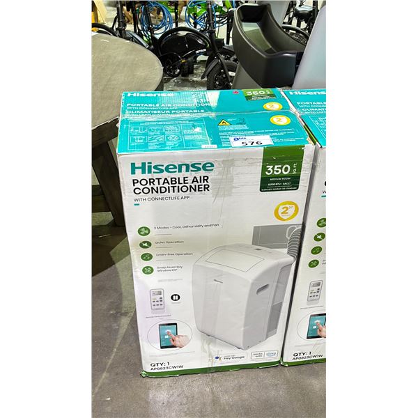HISENSE PORTABLE AIR CONDITIONER FOR UP TO 350 SQ FT