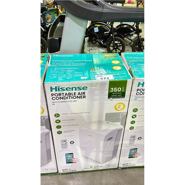 HISENSE PORTABLE AIR CONDITIONER FOR UP TO 350 SQ FT