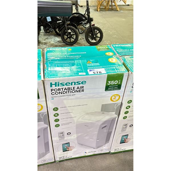 HISENSE PORTABLE AIR CONDITIONER FOR UP TO 350 SQ FT
