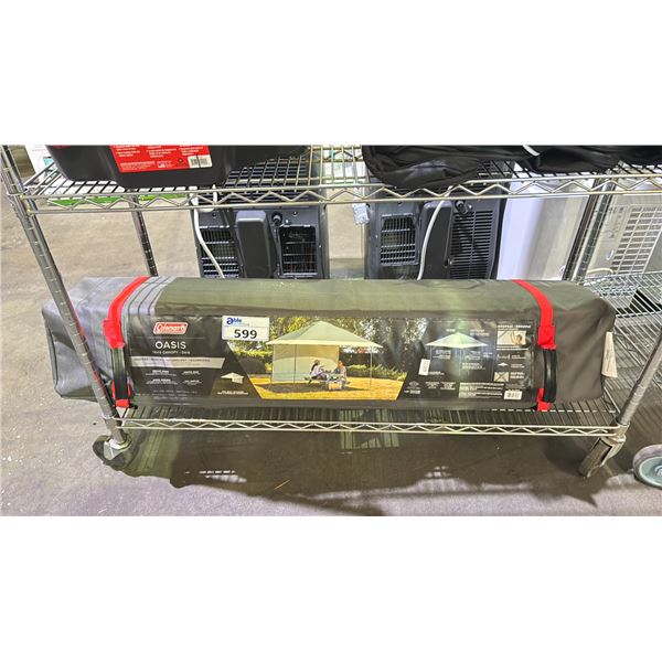 COLEMAN OASIS 13 X 13 CANOPY IN A SOFT TRANSPORT CASE