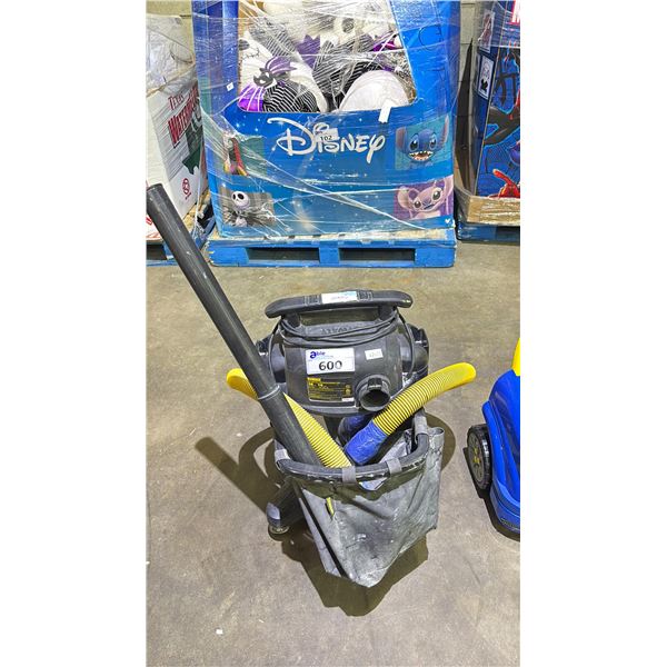 DEWALT 10 GALLON SHOP VACUUM WITH HOSE & ATTACHMENTS