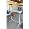 Image 3 : TEMPERED GLASS TOP HEIGHT ADJUSTABLE DESK