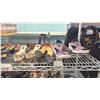Image 2 : SHELF OF ASSORTED WOMENS SHOES IN VARIOUS SIZES