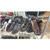 Image 2 : SHELF OF ASSORTED MENS SHOES IN VARIOUS SIZES