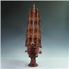 Image 2 : Vintage Decorative Wooden Sailing Ship Model