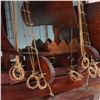 Image 4 : Vintage Decorative Wooden Sailing Ship Model