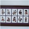 Image 2 : 2pc Framed Boxing Legends Prints, Illustrated Portrait Set