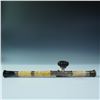Image 1 : Chinese Opium Pipe with Carved Bone and Metal Fittings