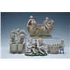 Image 1 : 4pc Made In Occupied Japan Bisque Cherub Porcelain Planters & Figurines