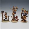Image 1 : 3pc Goebel Hummel Figurines, Culprits, Apple Tree Boy, Mischief Maker
