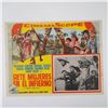 Image 4 : 4pc Vintage Mexican Lobby Cards, War, Comedy & Musical Films