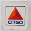 Image 1 : CITGO Double-Sided Embossed Metal Advertising Sign