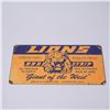 Image 1 : Lions Drag Strip Tin Advertising Sign