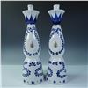 Image 1 : 2pc Clase Azul Reposado Tequila Ceramic Bottles