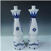 Image 3 : 2pc Clase Azul Reposado Tequila Ceramic Bottles