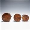 Image 3 : Set of Three Copper Cider Dippers with Iron Handles