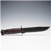 Image 3 : KA-BAR USMC Fighting Knife with Leather Sheath