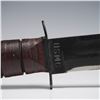 Image 4 : KA-BAR USMC Fighting Knife with Leather Sheath