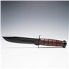 Image 5 : KA-BAR USMC Fighting Knife with Leather Sheath