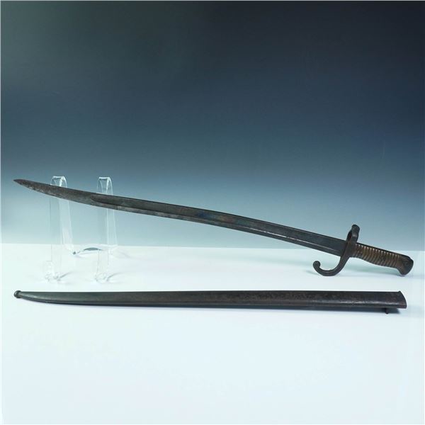French M1874 Gras Bayonet with Scabbard