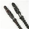 Image 2 : Pair of African Ceremonial Knives with Carved Figures