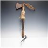 Image 3 : Native American Ceremonial Tomahawk with Feathers & Fur