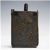 Image 1 : Greek Orthodox Embossed Icon Flask with Chain