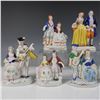 Image 2 : 8pc Occupied Japan Victorian Style Porcelain Figurines