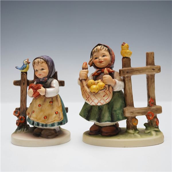 Goebel Hummel Figurines Chicken-Licken and Sweet Greetings