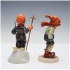 Image 2 : 2pc Hummel Goebel Figurines, Skier and March Winds