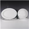 Image 1 : 4pc Crown Empire Fine China Serving Trays and Bowls, Princess