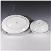 Image 2 : 4pc Crown Empire Fine China Serving Trays and Bowls, Princess