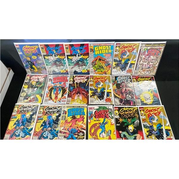 BOX OF ASSORTED MARVEL GHOST RIDER COMIC BOOKS