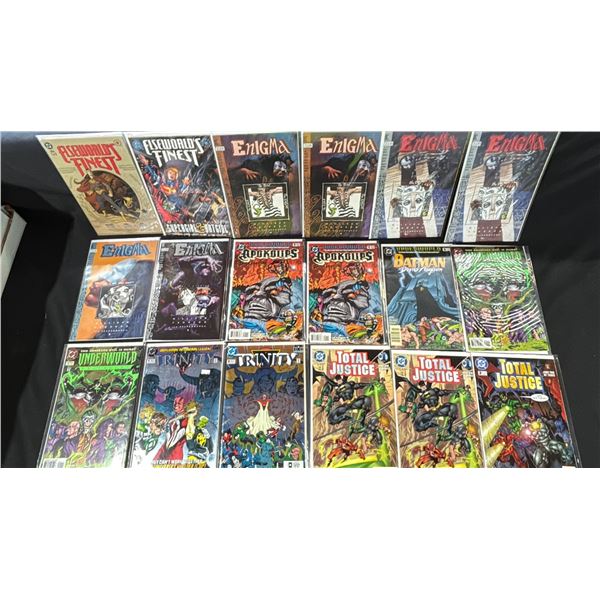 BOX OF ASSORTED COMIC BOOKS INCLUDING; THE QUESTION, UNDERWORLD UNLEASHED, THE PHANTOM ZONE & MORE