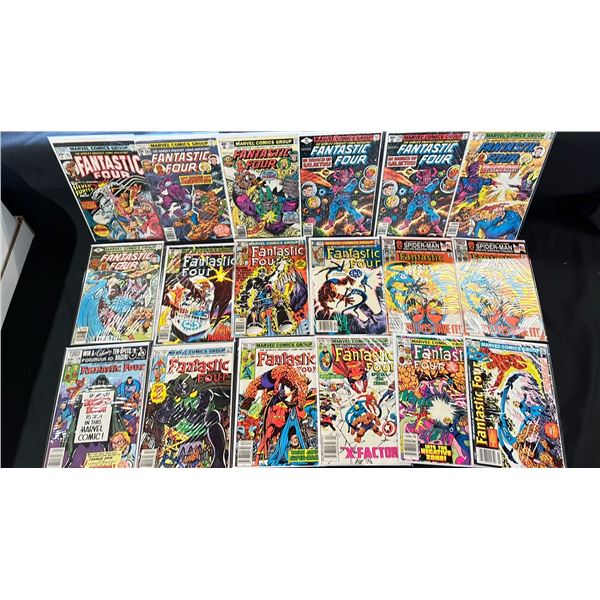 BOX OF ASSORTED MARVEL FANTASTIC FOUR COMIC BOOKS