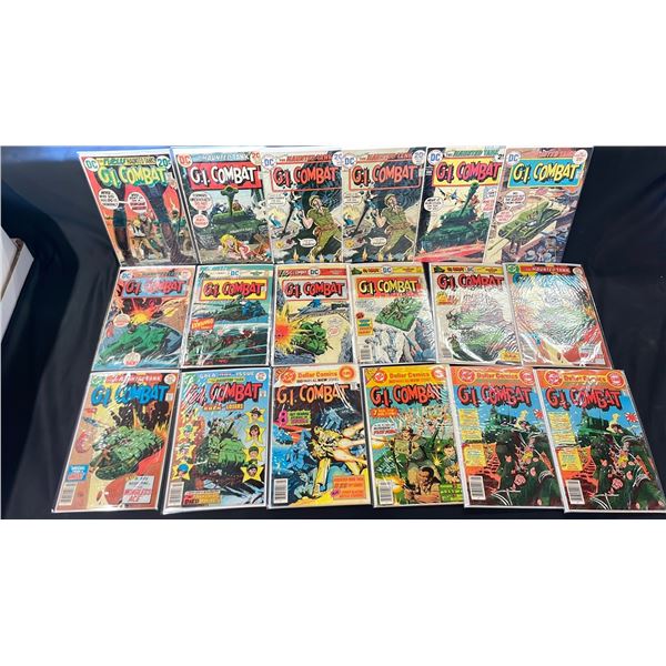 BOX OF ASSORTED DC G.I. COMBAT COMIC BOOKS