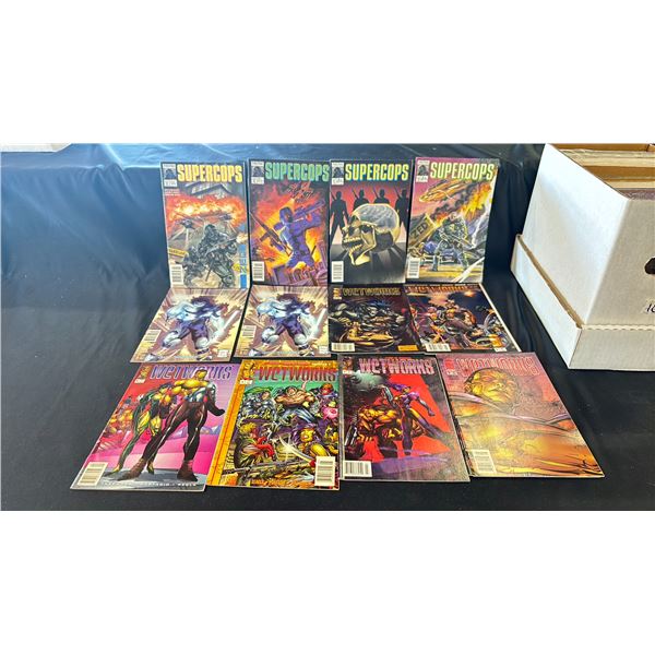 BOX OF ASSORTED COMIC BOOKS