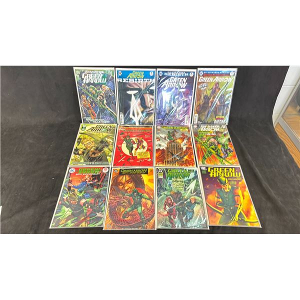 BOX OF ASSORTED DC GREEN ARROW & GREEN LANTERN COMIC BOOKS