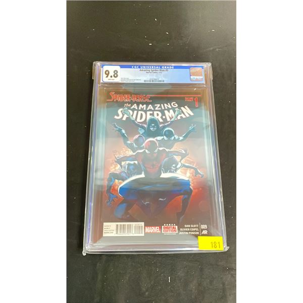 CGC 9.8 MARVEL SPIDER-VERSE THE AMAZING SPIDER-MAN #1