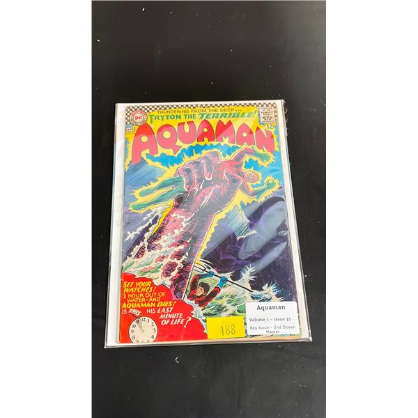 AQUAMAN - ISSUE 32 - KEY - TRYTON THE TERRIBLE