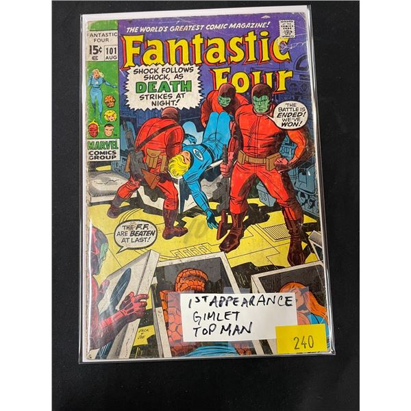 MARVEL FANTASTIC FOUR #101 1ST APPEARANCE OF GIMLET TOP MAN