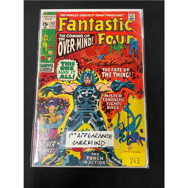MARVEL FANTASTIC FOUR #113 1ST APPEARANCE OF OVERMIND
