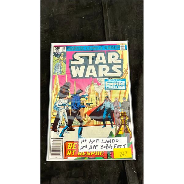 MARVEL STAR WARS #43 1ST APPEARANCE OF LANDO, 2ND APPEARANCE OF BOBA FETT