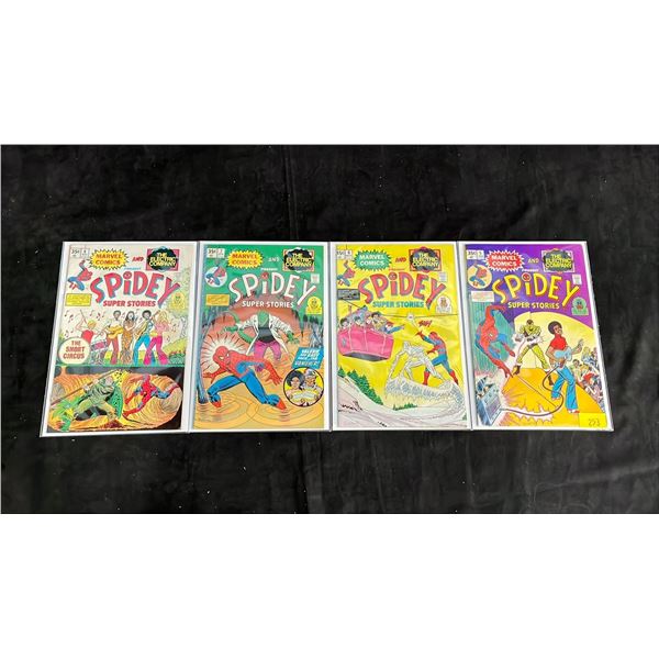 MARVEL AND THE ELECTRIC COMPANY MARVEL SPIDEY SUPER STORIES #5-#8