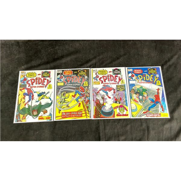 MARVEL AND THE ELECTRIC COMPANY MARVEL SPIDEY SUPER STORIES #9-#12