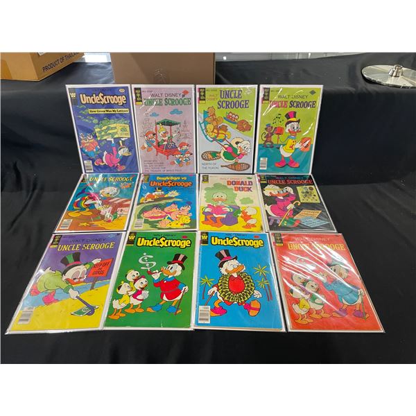 BOX OF 107 ASSORTED DISNEY & GOLD KEY COMIC BOOKS